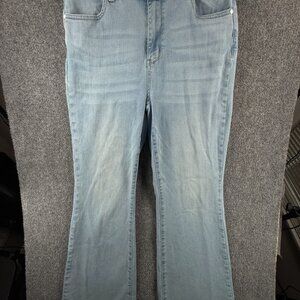 Judy Blue Jeans Women 13/31 Blue Light Washs Stretch Flare Boot JB88332LT